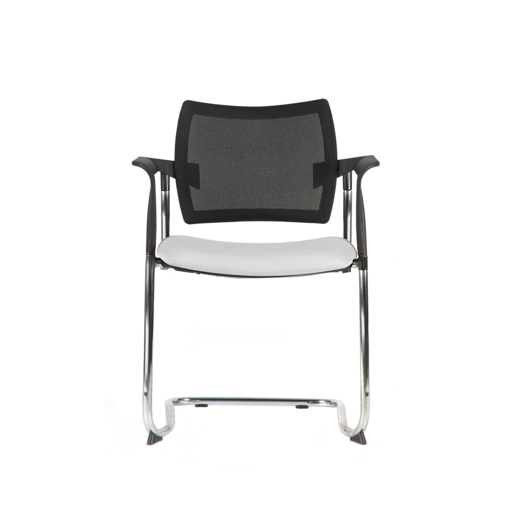 Silla Dream con apoyabrazos/cromada